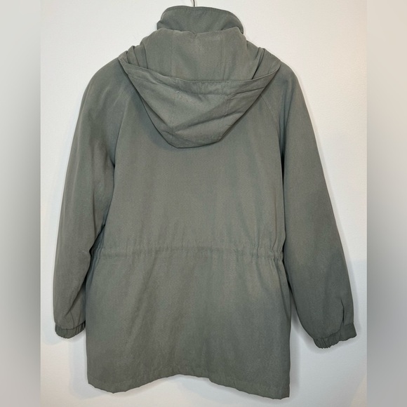 London Fog Women’s Anorak Utility Drawstring Waist Jacket Size M - Picture 3 of 14